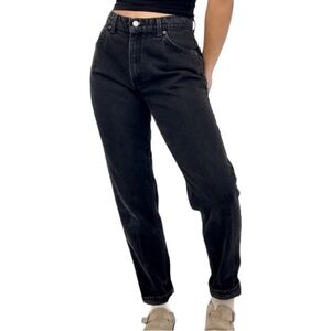 LEVI’S Vintage 1990s Orange Tab Black 951 Relaxed Fit High Rise Tapered Jeans